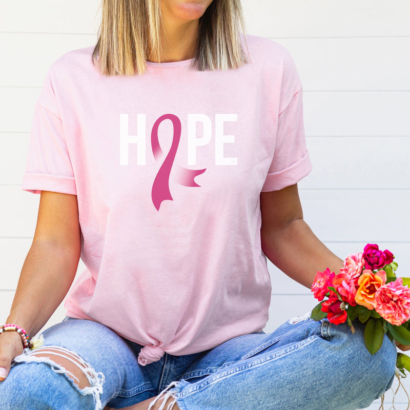 Måler peeling Udgående Last Chance - Hope Pink Ribbon Breast Cancer T-Shirt – Never Lose Hope  Designs