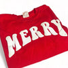 Merry Puff Long Sleeve Christmas T-Shirt