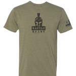 Battle Ready Christian Graphic Tee - Mil. Green