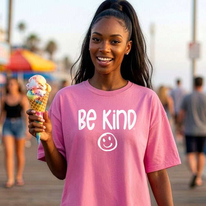 Be Kind Smiley Graphic Tee