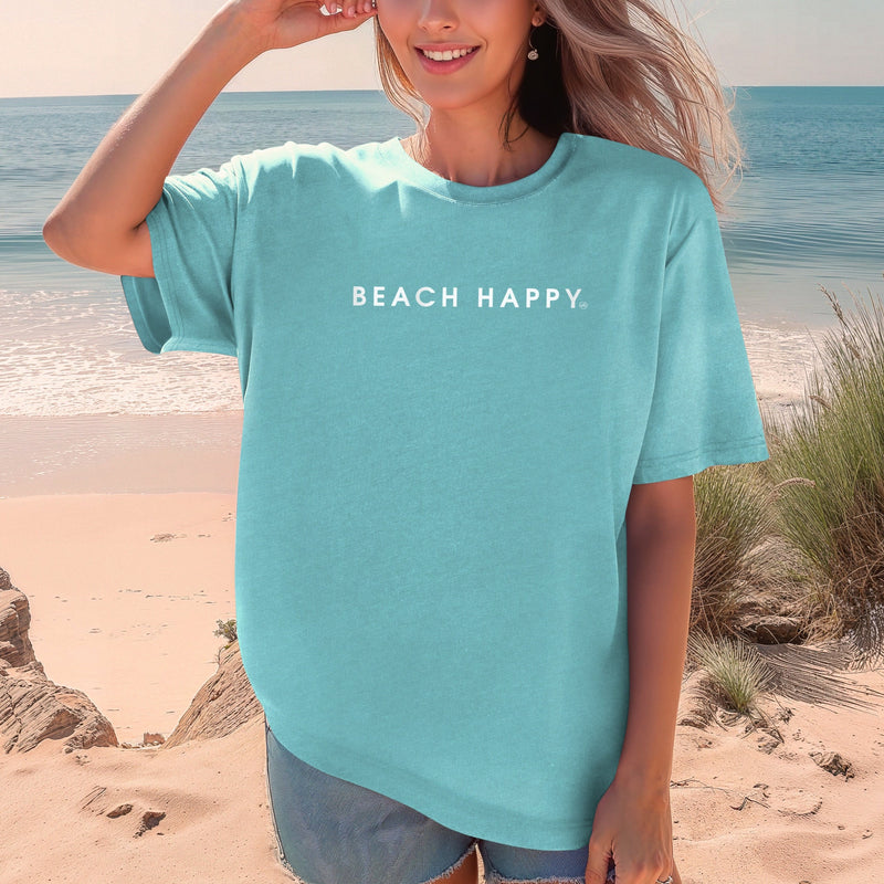Beach Happy Comfort Colors Graphic T-Shirt