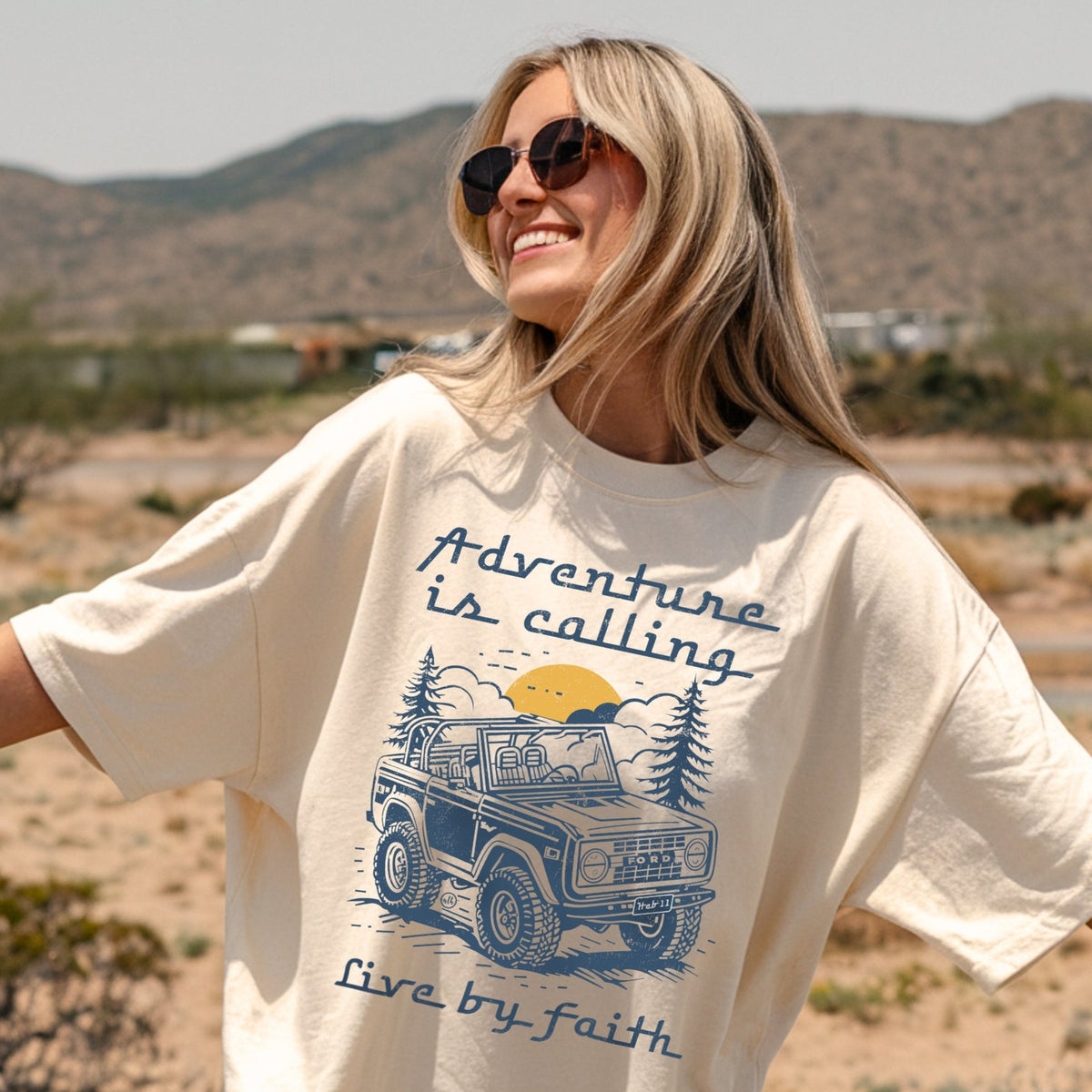 Last Chance - Bronco Adventure is Calling Live By Faith Tee