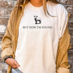 But Now I'm Found Lamb Christian Tee - Ivory