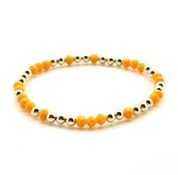 14K Gold Filled + Golden Yellow Crystals Bracelet