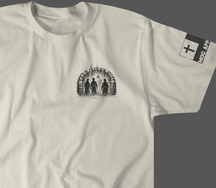 Even In The Fire Christian Graphic Tee