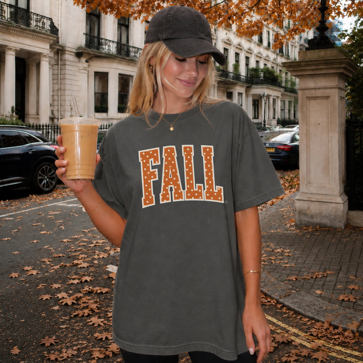 Fall Polka Dots Graphic Tee