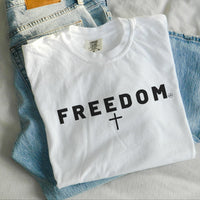 Freedom Cross Christian Tee