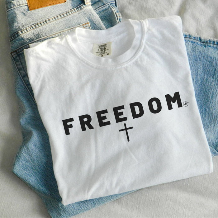 Freedom Cross Christian Tee