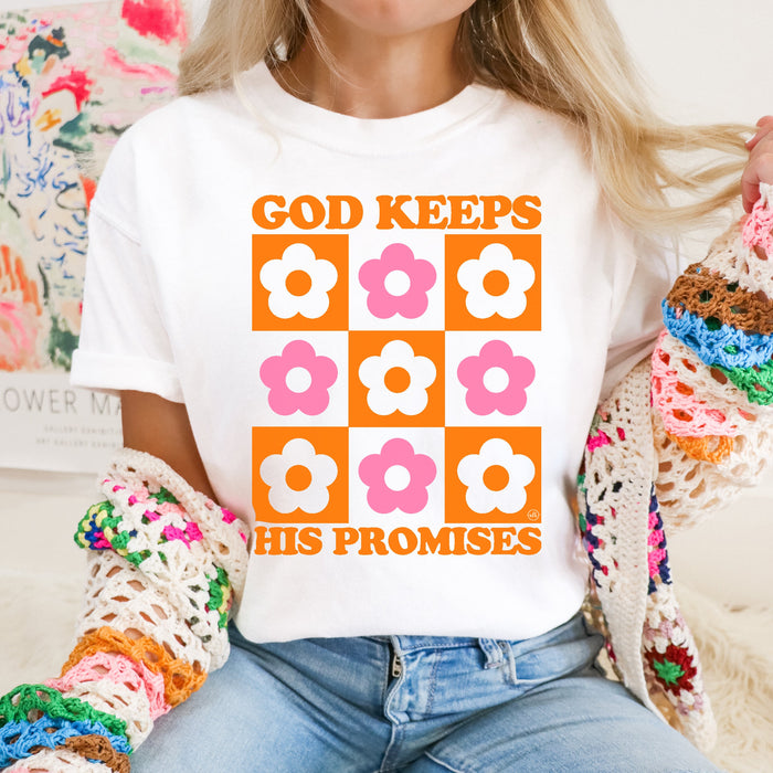 God Keeps His Promises Christian Tee