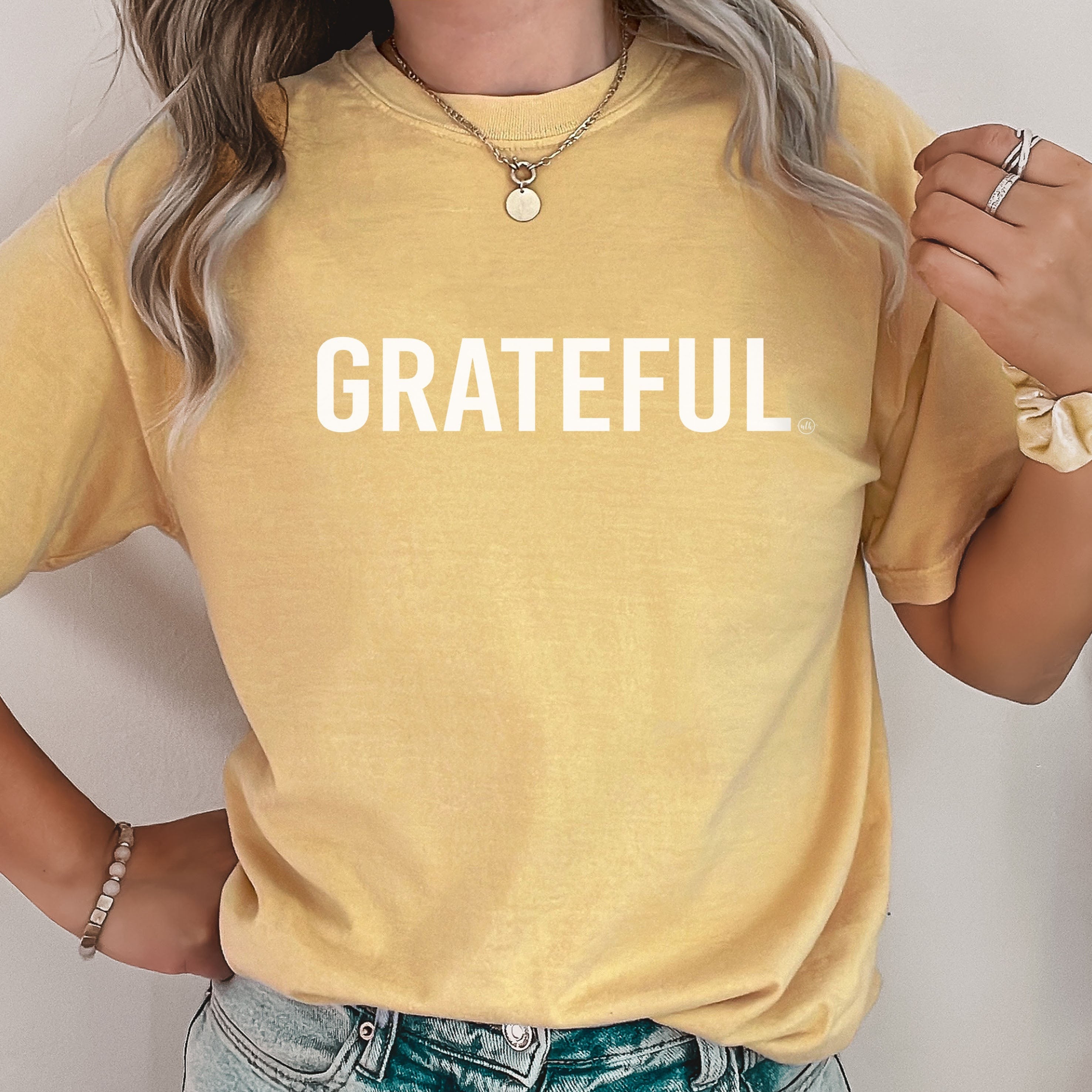 Grateful Comfort Colors Short Sleeve Tee – Never Lose Hope Designs
