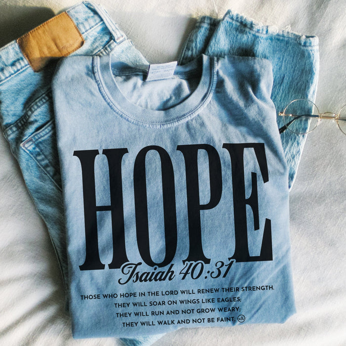 Hope Scripture Christian Tee