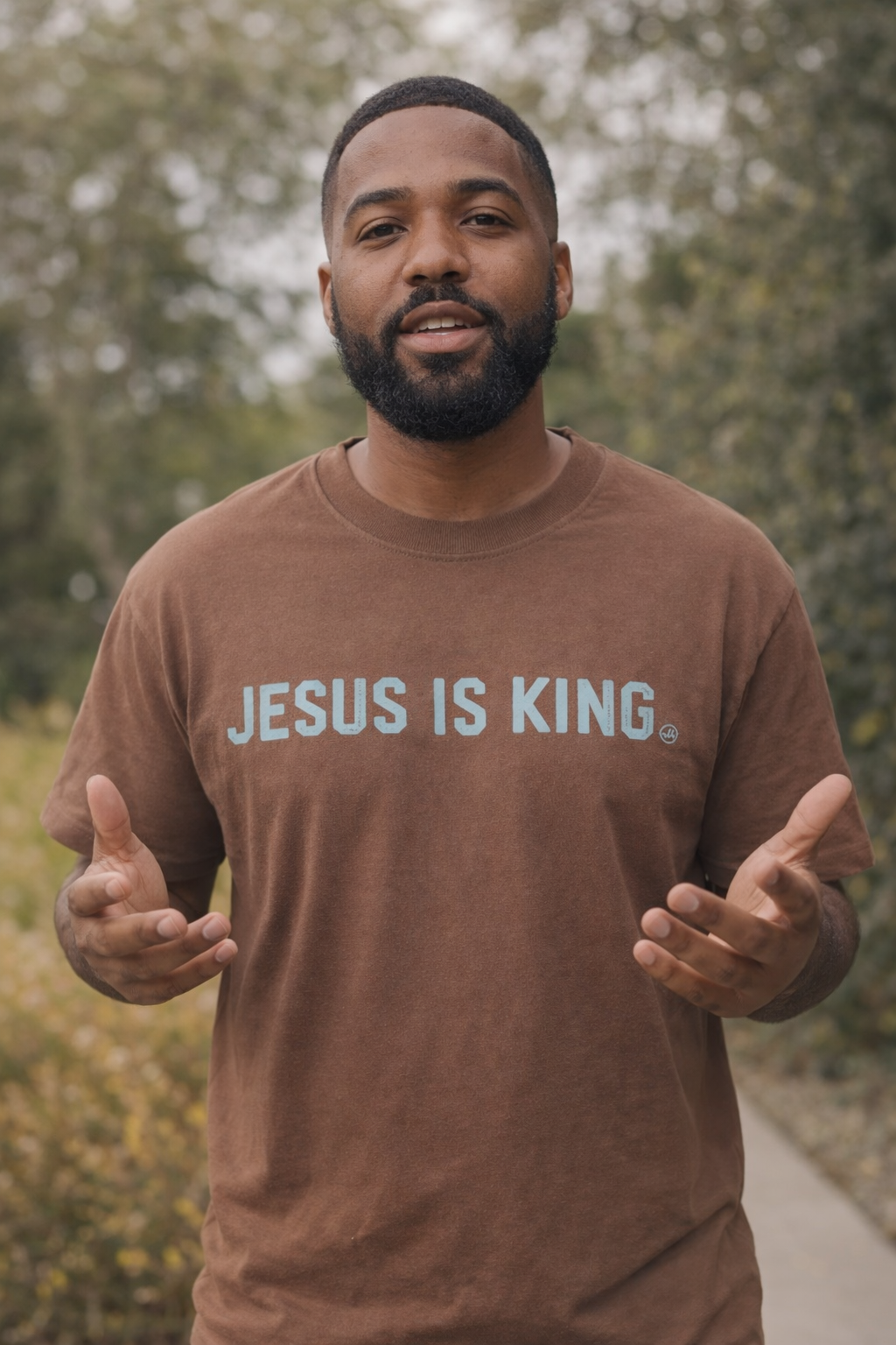Jesus Is King Christian Tee