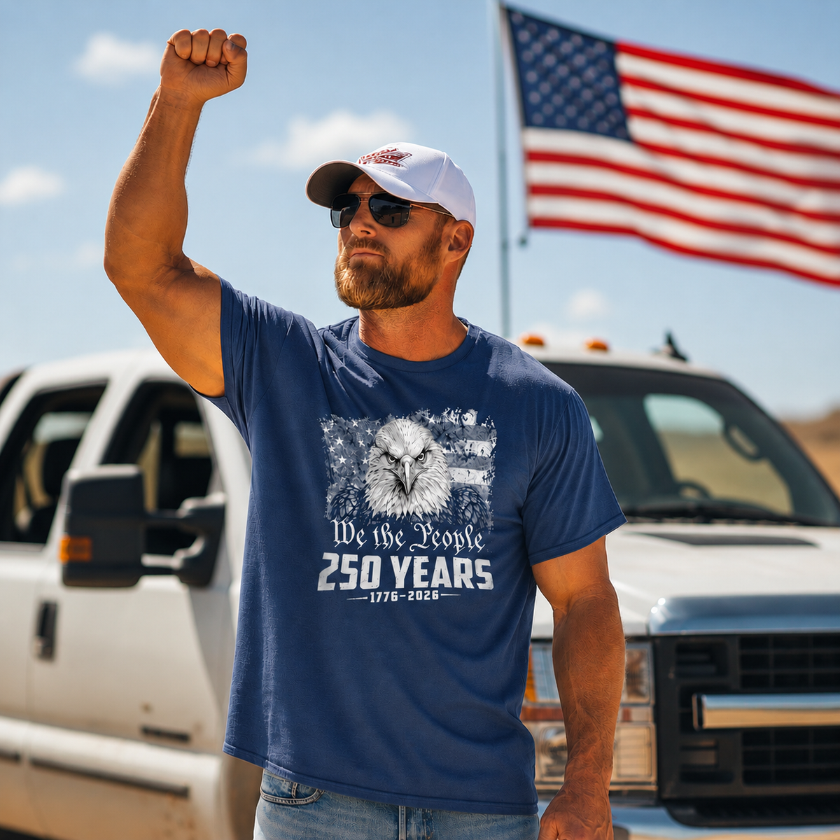 We The People Navy Eagle 250 years July 4th MOG
