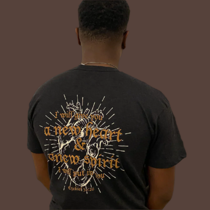 A New Heart and A New Spirit Short Sleeve Graphic Tee