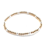 14K Gold Filled + Pearls Bracelet 3mm