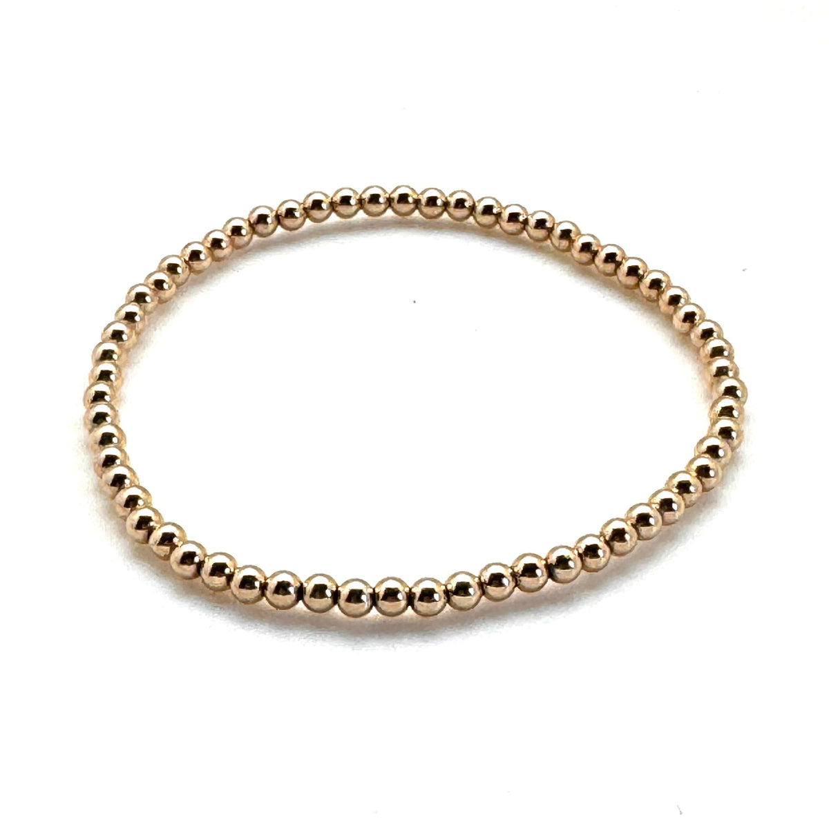 14K Gold Filled Eternity Bracelet 3mm