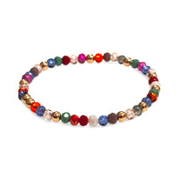 14K Gold Filled + Color Crystal Beads