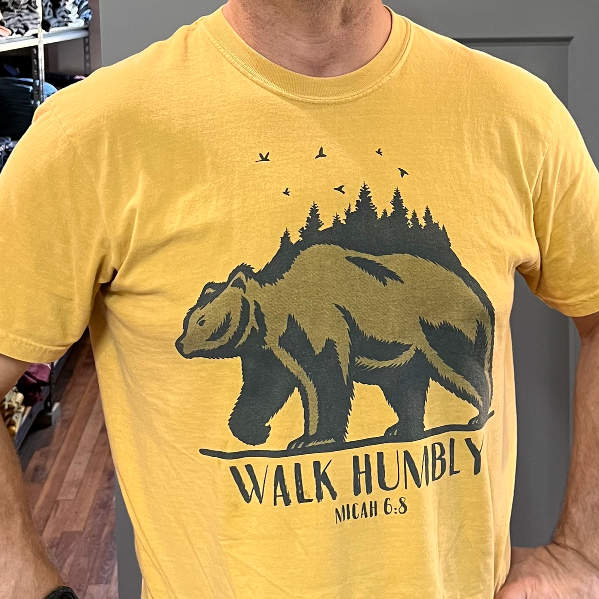 Walk Humbly Christian Graphic Tee