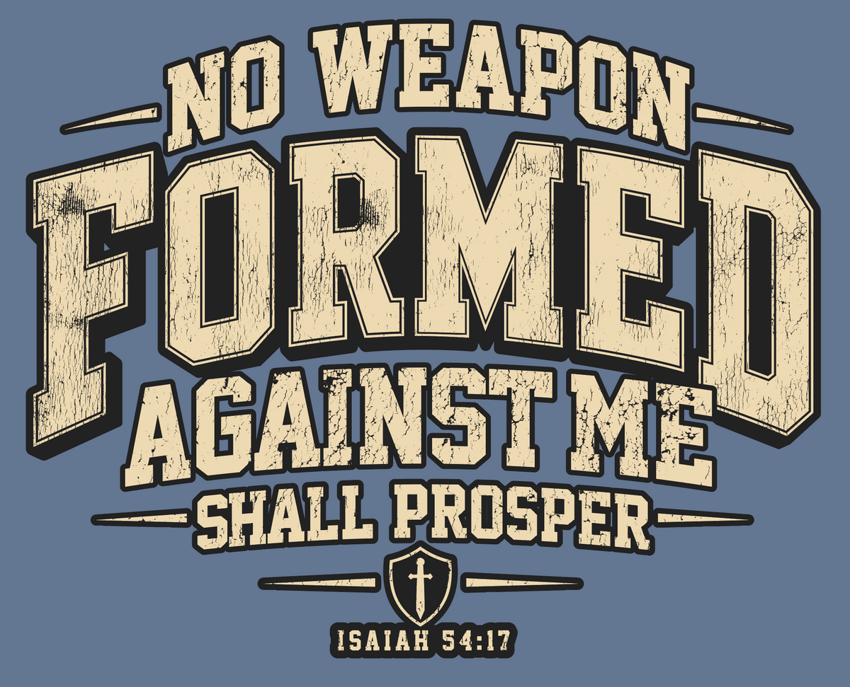 No Weapon Formed Christian Tee
