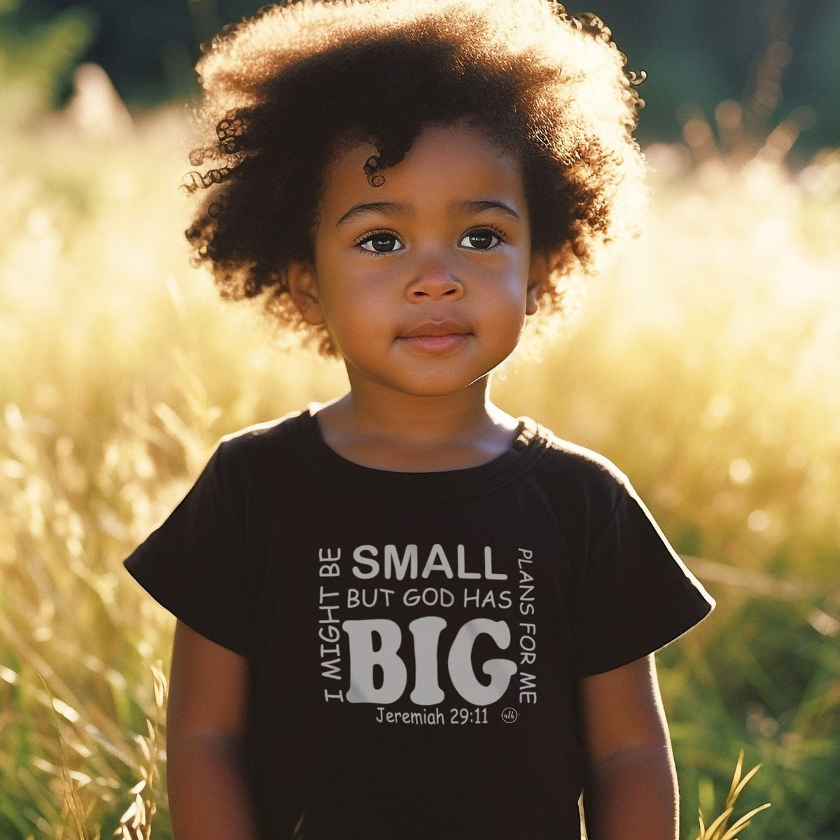 I Might Be Small Kid's Christian Graphic Tee