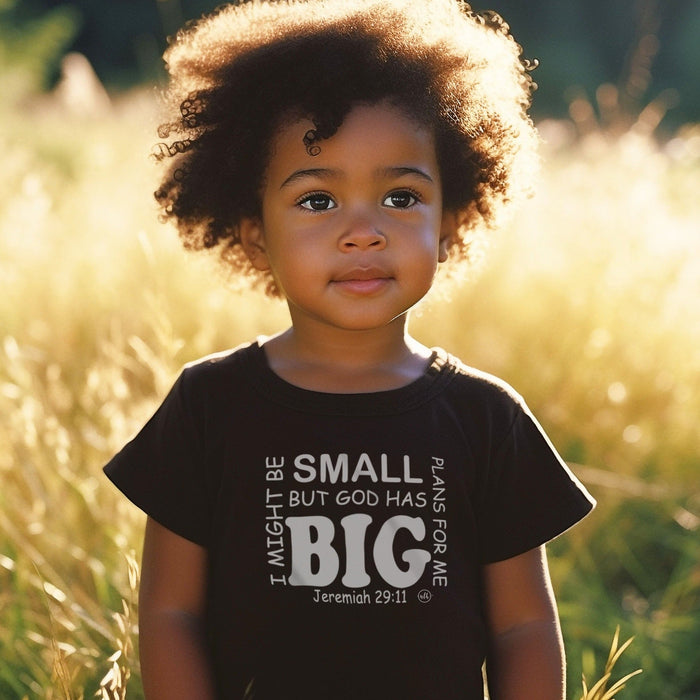 I Might Be Small Kid's Christian Graphic Tee