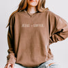 Jesus + Coffee Espresso Lightweight Sweatshirt