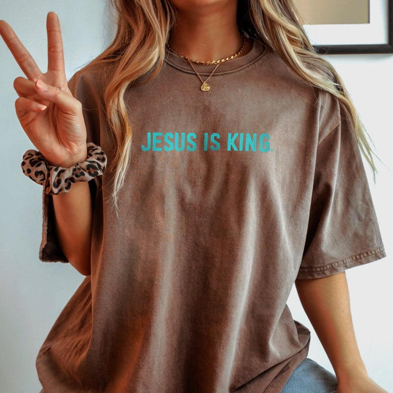 Jesus Is King Christian Tee