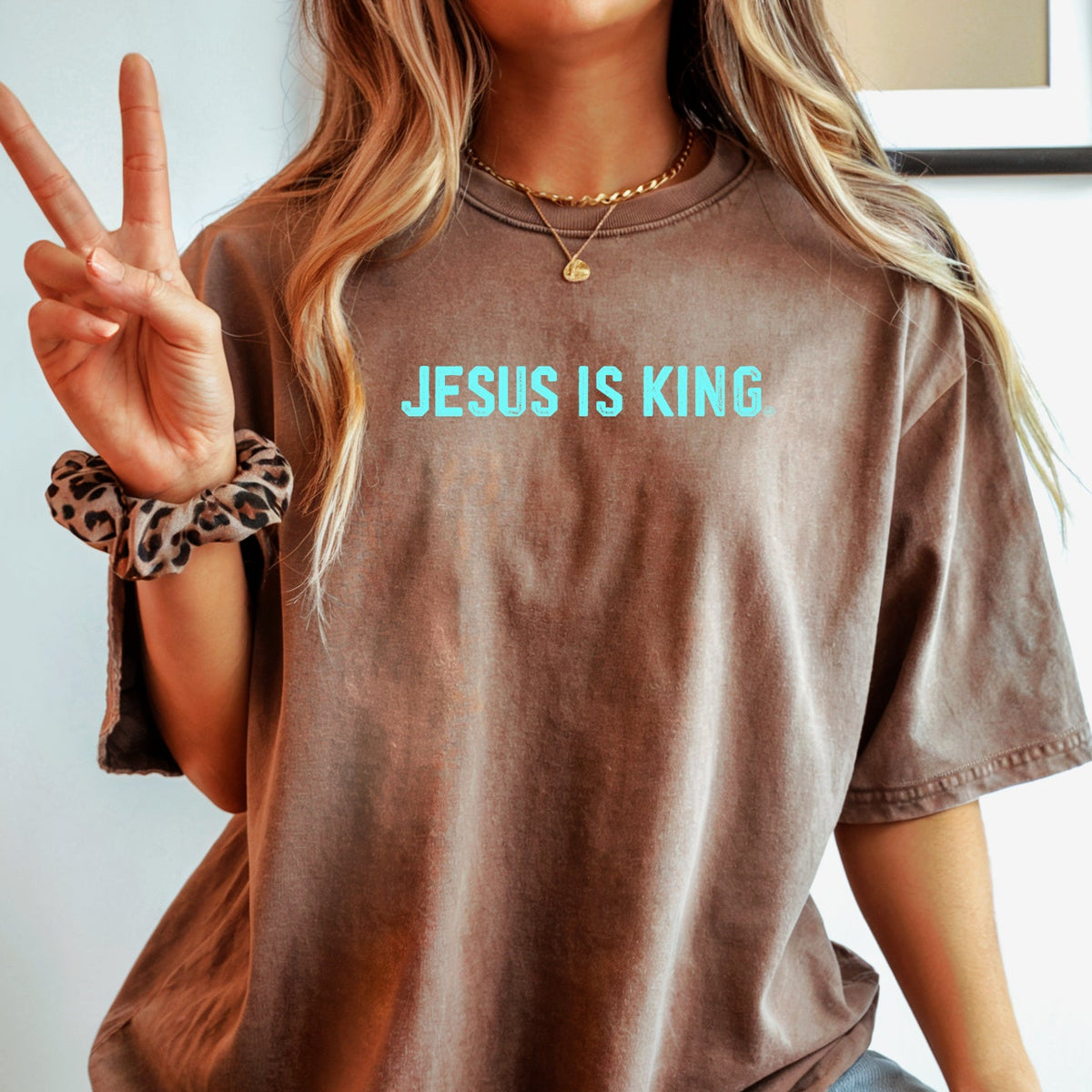 Jesus Is King Christian Tee