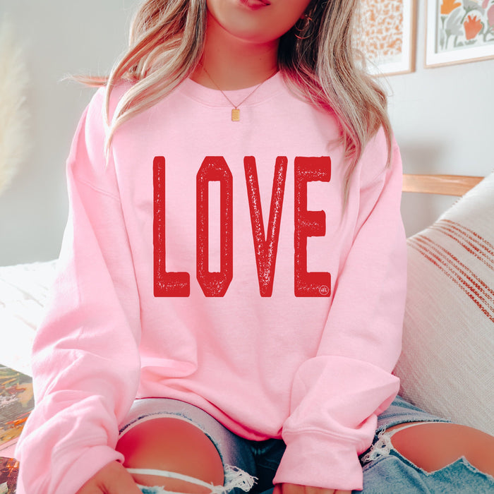 LOVE Valentines Sweatshirt
