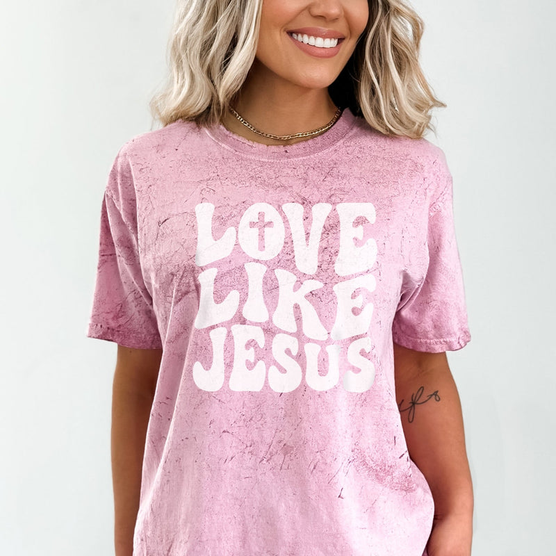 Love Like Jesus Comfort Colors Colorblast Christian T-Shirt