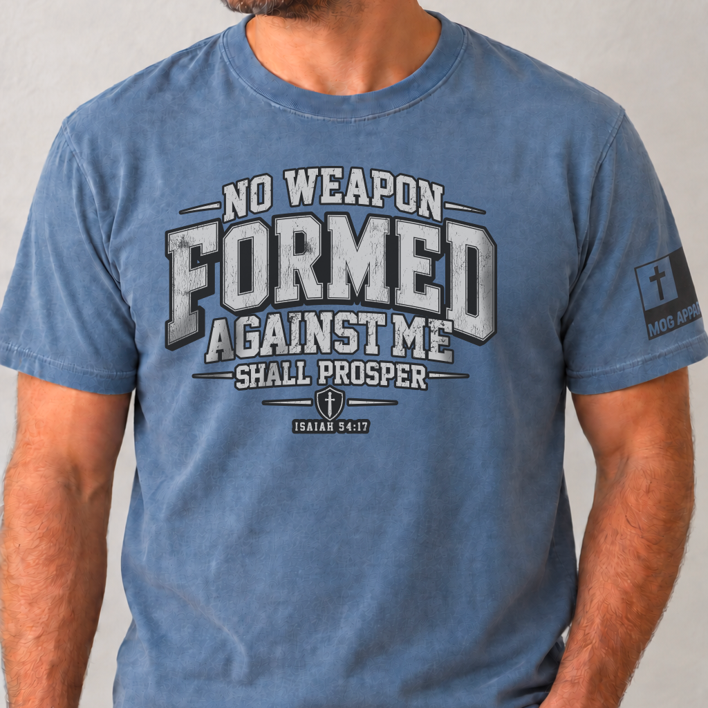 No Weapon Formed Christian Tee