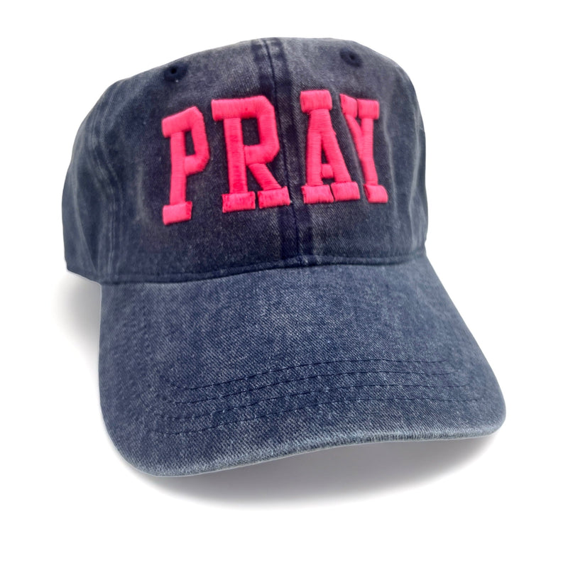 PRAY Baseball Hat - Denim Blue