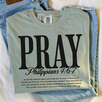 Pray Scripture Christian Tee