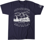 Psalm 121 - Maker of Heaven and Earth Comfort Colors T-Shirt - True Navy