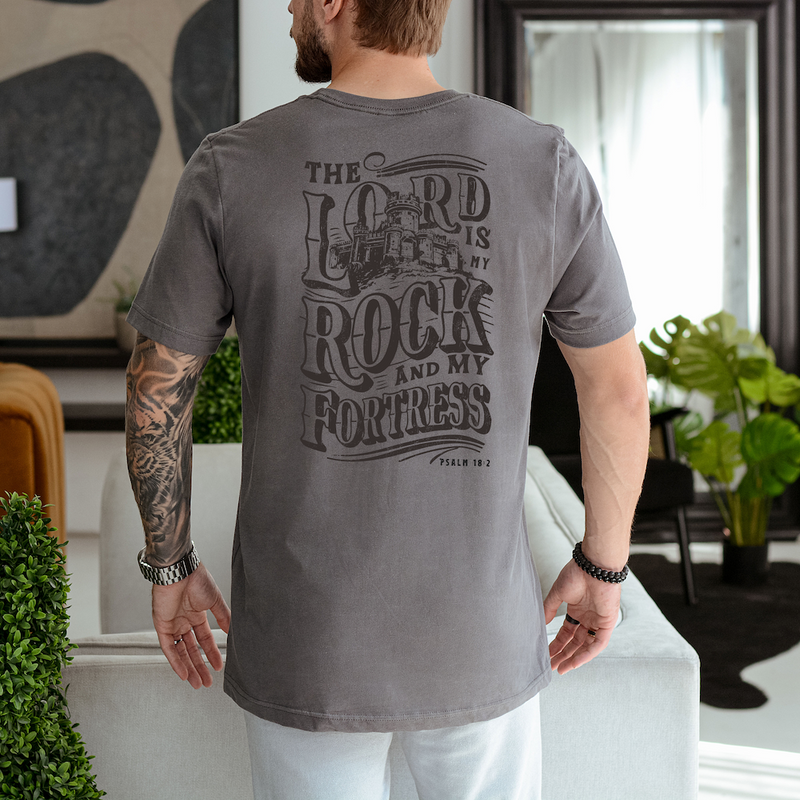 My Rock and Fortress Christian Graphic Tee