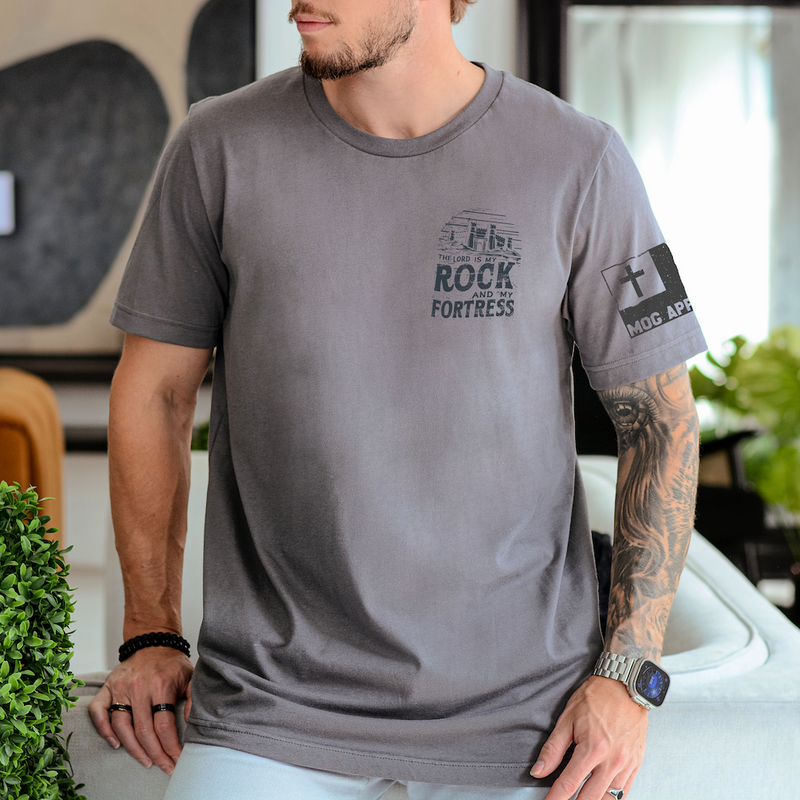 My Rock and Fortress Christian Graphic Tee