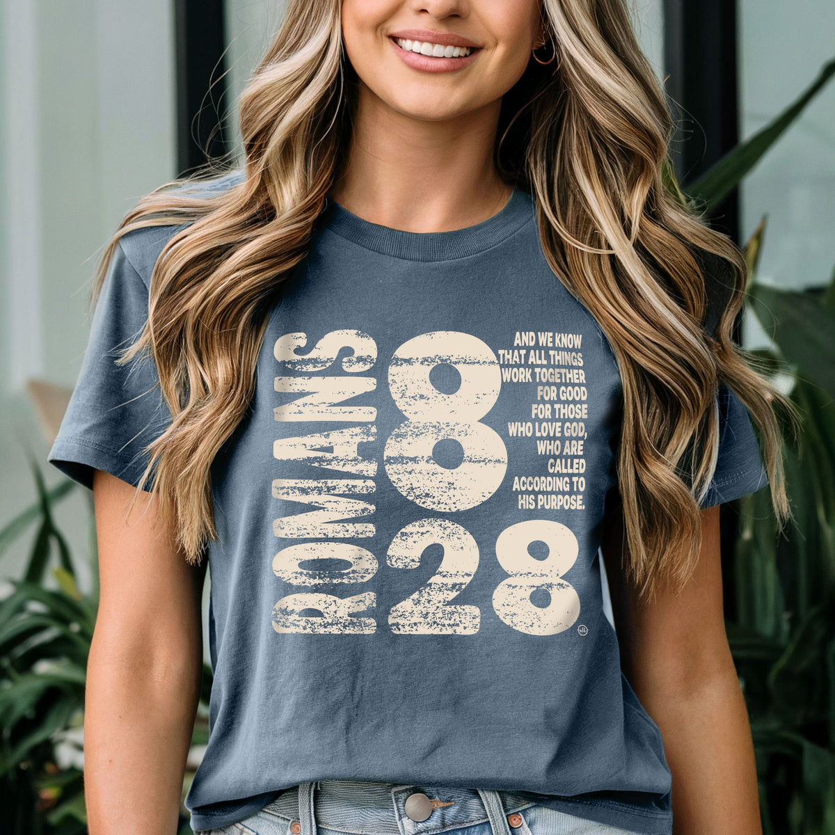 Romans 8:28 Christian Tee
