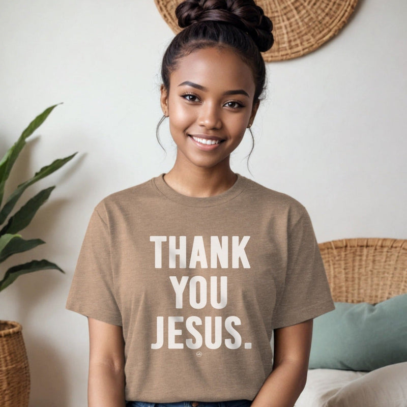 Thank You Jesus Christian Faith Tee