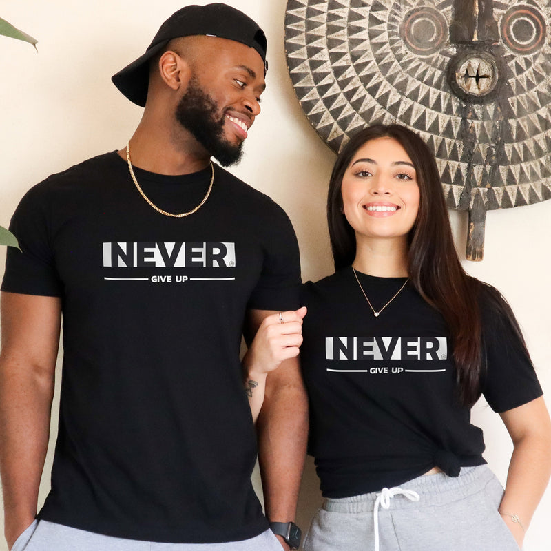 Never Give Up Tee – Never Lose Hope Designs