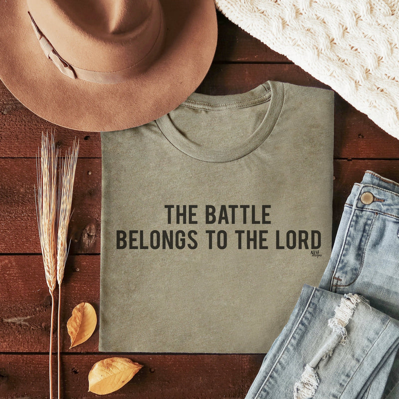 Last Chance - The Battle Belongs To The Lord Short Sleeve T-Shirt