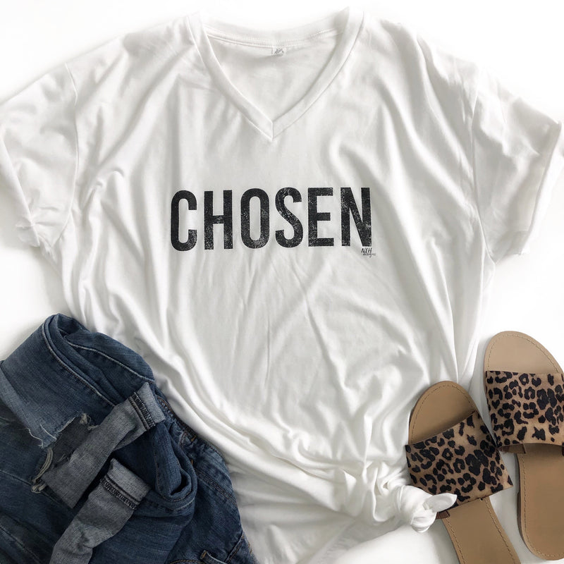 Last Chance - CHOSEN Short Sleeve T-Shirt - White