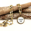 Short Beaded Necklace - Pyrite