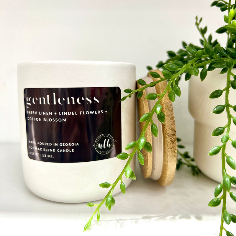 "Gentleness" 13 oz. soy wax blend candle