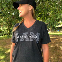 I AM who you say I am Short Sleeve T-Shirt - Charcoal