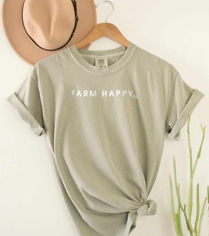 Farm Happy Comfort Colors Short Sleeve T-Shirt