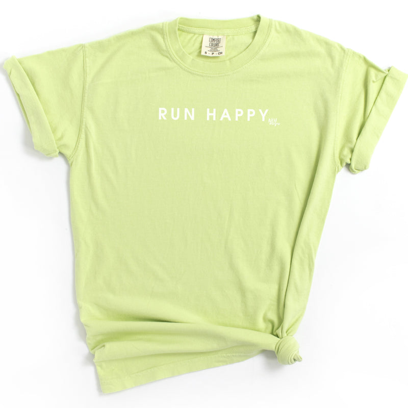Last Chance - Run Happy Comfort Colors Short Sleeve T-Shirt