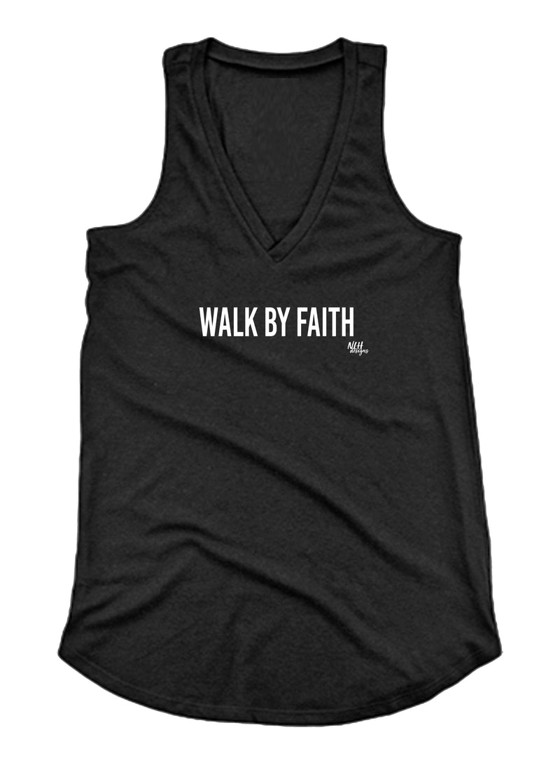 Walk By Faith Easy Loose Fit Tank Top